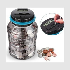Swordfish Digital Coin Counting Jar