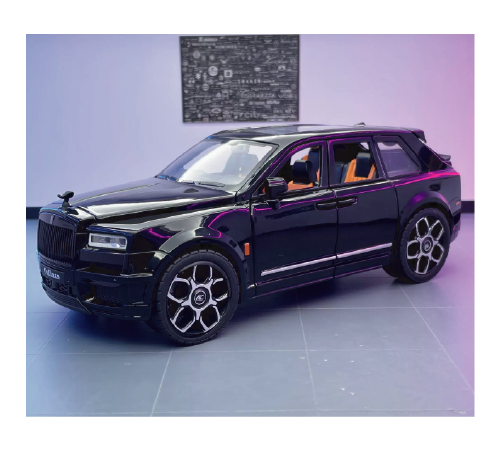 Rolls Royce Cullinan 1:20 Scale Diecast Collectors Model Black Cullinan 01
