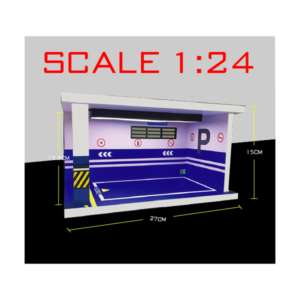 Car Model Display Case Car for Diecast  Cars (f)