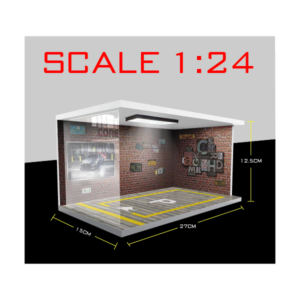 Car Model Display Case Car for Diecast  Cars (d)