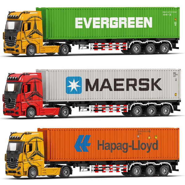 Mercedes Benz Actros Truck 1:24 Scale with Container Diecast Collectors Model Main Image 01 1