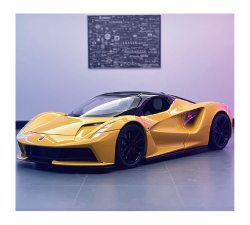 Lotus 1:24 Scale Diecast Collectors Model Yellow Lotus 01