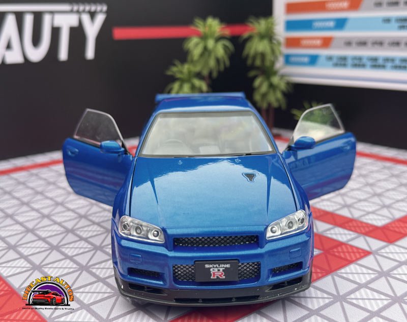 Nissan GT Skyline 1:24 Scale Diecast Collectible Model 10 1