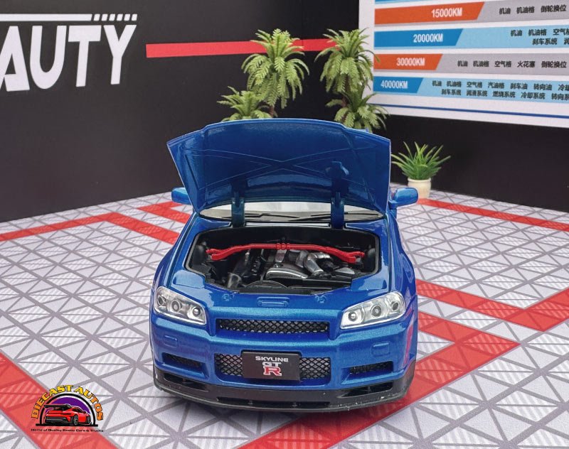 Nissan GT Skyline 1:24 Scale Diecast Collectible Model 5 2