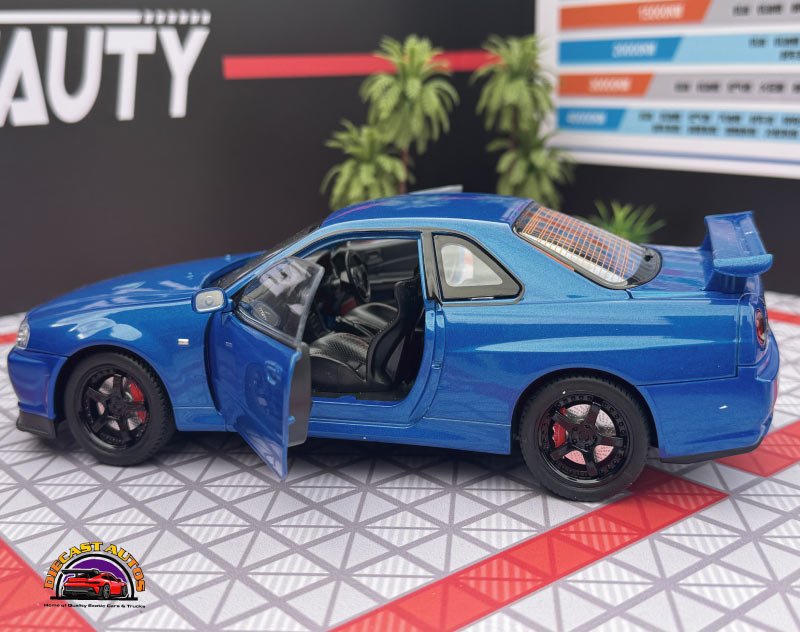 Nissan GT Skyline 1:24 Scale Diecast Collectible Model 8 1