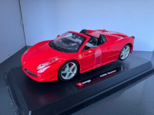 1:24 Scale Ferrari 458 Spider Diecast Highly Collectible Model