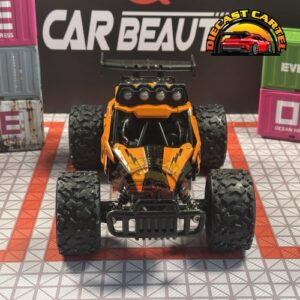 1:16 Scale High-Speed 20 Km/h RC Off Road Jeep - Enhanced Headlights, USB Rechargeable Jeep Orange 6