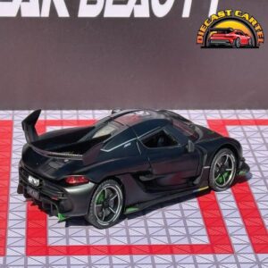 1:24 Scale Koenigsegg Jesko Highly Collectible Diecast Model Koenigsegg Matt Black 5