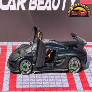 1:24 Scale Koenigsegg Jesko Highly Collectible Diecast Model Koenigsegg Matt Black 9