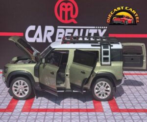 1:18 Scale Land Rover Defender 110 Green Diecast Model SUV Collectible Display Land Rover Defender Green 8