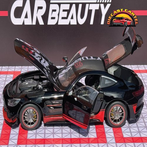 1:18 Scale Mercedes Benz AMG GTR Diecast Highly Collectible Model Mercedes AMG GTR in Black 11