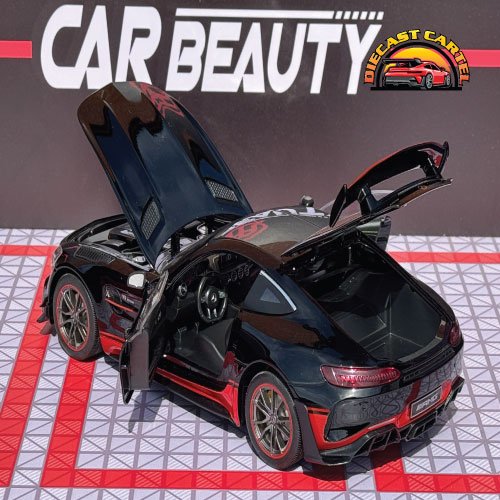 1:18 Scale Mercedes Benz AMG GTR Diecast Highly Collectible Model Mercedes AMG GTR in Black 12