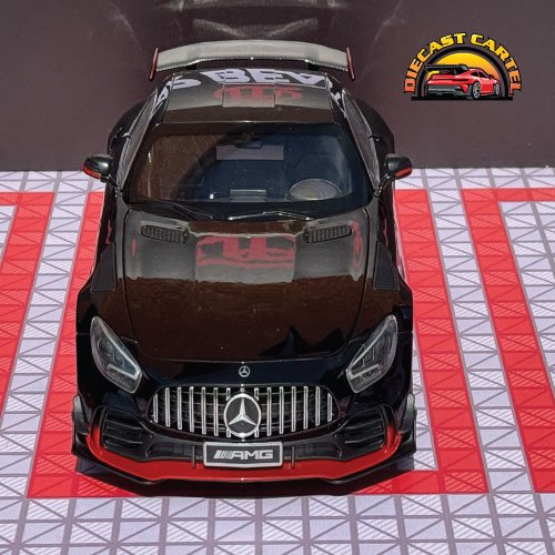 1:18 Scale Mercedes Benz AMG GTR Diecast Highly Collectible Model Mercedes AMG GTR in Black