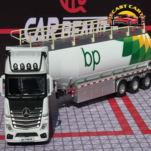 1:24 Scale Mercedes Benz Actros BP Truck Diecast Highly Collectible Model Mercedes Benz Actros BP Truck 3