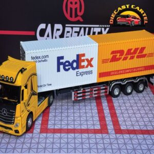 1:24 Scale Mercedes Benz Actros DHL Truck Diecast Highly Collectible Model