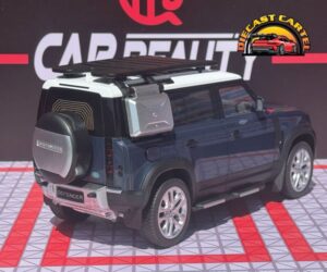1:18 Scale Land Rover Defender 110 Blue Diecast Model SUV Collectible Display Range Rover Defender in Blue 4
