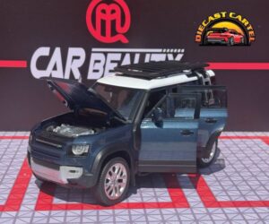 1:18 Scale Land Rover Defender 110 Blue Diecast Model SUV Collectible Display Range Rover Defender in Blue 9