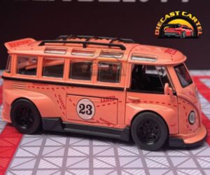 VW CAMPER NUMBER 23 PINK 3