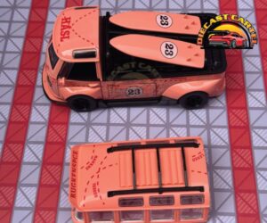 VW CAMPER NUMBER 23 PINK 7