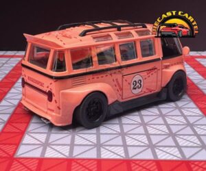 VW CAMPER NUMBER 23 PINK 9
