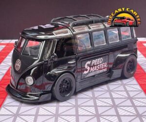 1:32 Volkswagen VW T1 Camper Van Custom Conversion Diecast Highly Collectible