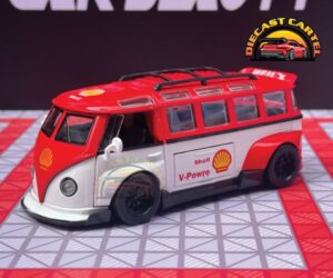 1:32 Volkswagen T1 Camper Van Conversion – Shell V-Power Livery Diecast Model