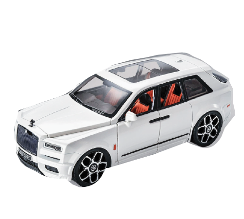 Rolls Royce Cullinan 1:20 Scale Diecast Collectible Model White Rolls Royce Cullinan 01 01