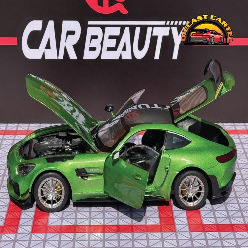 1:18 Scale Mercedes Benz AMG GTR Diecast Highly Collectible Model mercedes AMG GTR in Green 12