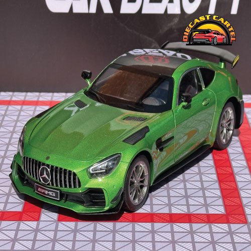 1:18 Scale Mercedes Benz AMG GTR Diecast Highly Collectible Model mercedes AMG GTR in Green 2